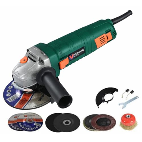 Angle Grinder, 7.5-Amp 4 1/2 Angle Grinder Tool, Variable Speed...