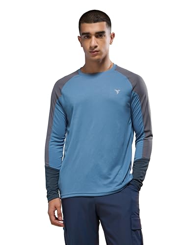 Image of TECHNOSPORT Men's Polyester Slim Fit T-Shirt Active - (MTP621-P) Pack of 1