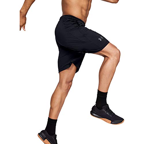 Under Armour Ultralichte en ademende sportbroek voor heren, sneldrogende sportshorts met losse pasvorm, Raid International - Image 3