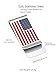 American Flag Money Clip Steel Cash Clips, Stainless Steel USA Flag Money Credit Card Business Card Holder