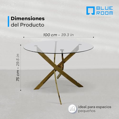 La Mejor comparativa de Mesa comedor redonda cristal tabla con los diez mejores. 11 Imagen adicional