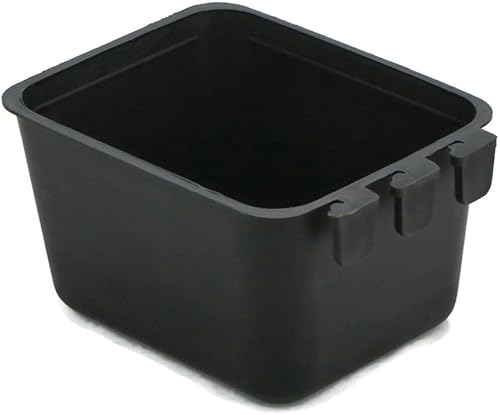 Miniatura 9 de The ROP Shop Paquete de 20 tazas de jaula negras para alimentación y agua para aves de corral, patos, pájaros, hámsteres