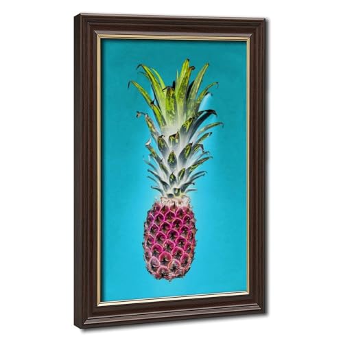 Impression sur toile fruits néon tableau déco salon moderne 40x61