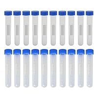 100 Provette In Plastica Da 1.8ml Con Tappo A Vite - Graduate, Per Laboratorio, Scuole E Conservazione Campioni - Foto 6