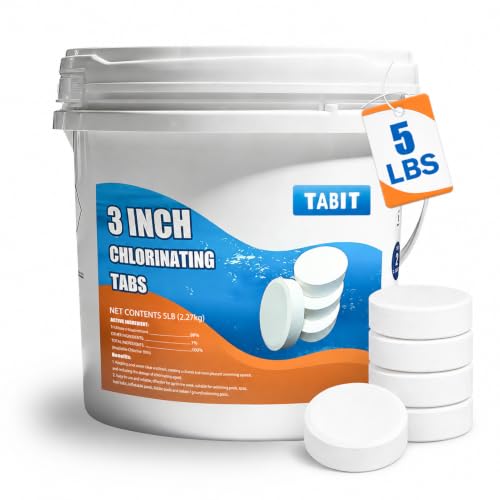 TABIT 3' Chlorine Tabs, 3 Inch Chlorinating...