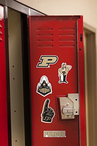 Image of Purdue University 8ct Vinyl Sticker Pack - Large Waterproof Purdue, Boilers, Mascot & Pennant Decals for Laptops, Water Bottles, Tablets, Scrapbooks, Vehicles & More - Officially Licensed Designs