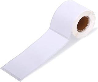 KKcare Rolo de papel de impressão autoadesivo adesivo à prova d'água à prova de óleo resistente a rasgos para nome de preço impressão de código de barras para impressora de etiquetas térmica série DP23/DP30