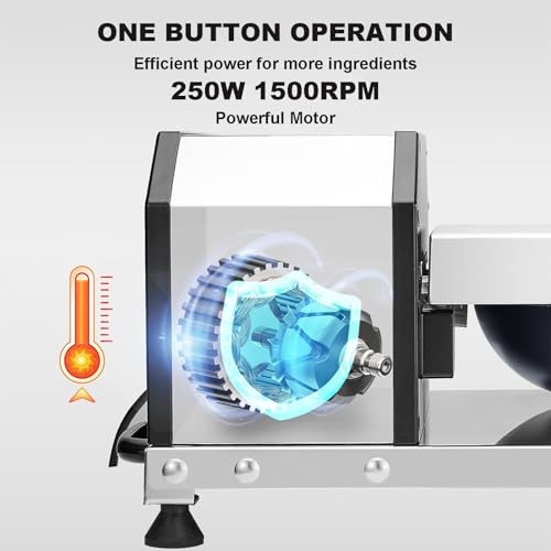 Máquina eléctrica de picar alimentos, 5 litros, picadora de alimentos comercial, 1500 rpm, molinillo de carne de acero inoxidable para cebolla, nueces, frutas, ajo