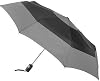 totes Auto Open Auto Close Umbrella ~ 43 Arc ~ Fits in Travel Bag, Color: BlackGray