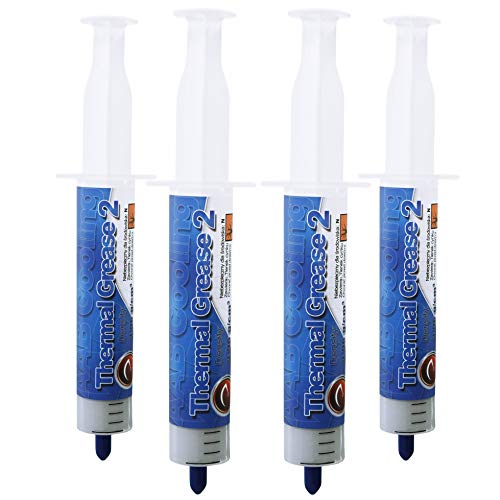 AAB Cooling Thermal Grease 2-30g - 5,6W/MK - Eficiente Pasta Térmica PC | para Componentes Electronicos | para PS3 / PS4 | Cualquier Ventilador de CPU | Masa Termica - 4 Piezas