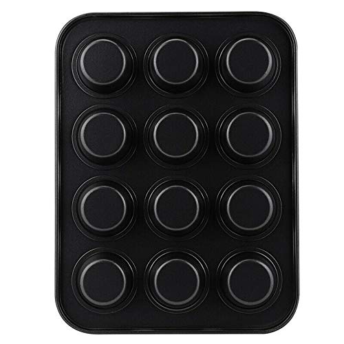 Muffin Tray 12 Cup Muffin Pan, Non-Stick Muffin Cupcake Tin, Baking Mould for Muffins or Cupcakes, Bakeware 33 x 25 x 3 cm - Image 6