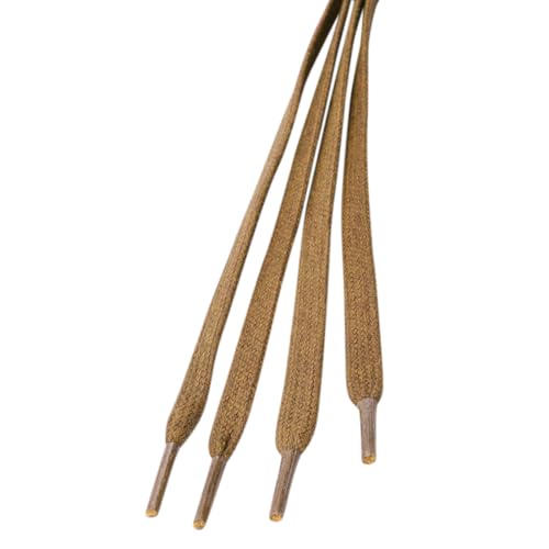 Image of uxcell 2 Pairs Waxed Cotton Leather Boots Casual Shoes Flat Shoelaces for Men Women
