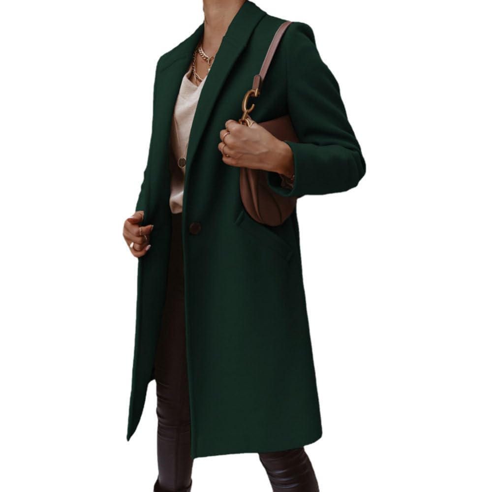 Damen Wintermantel Lang Mit Kapuze – Eleganter Trenchcoat Im Doppelreihigen Design – Warm, Mit Gürtel & Taschen