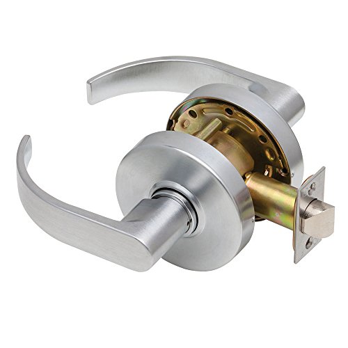 Dexter Commercial Hardware C1000-PASS-C-626 Grade1 Passage Lock with Curved Trim, Satin Chrome, 2 3/4