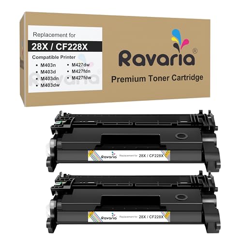 Image of 28X / CF228X Compatible Toner Cartridge for HP Printers M403n M403d M403dn M403dw M427dw M427fdn M427fdw (28X / CF228X Toner Pack of 2)
