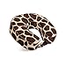 World's Best Cushion-Soft Memory Foam Neck Pillow, Giraffe