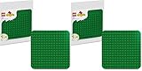 LEGO DUPLO Bauplatte in Grün – Montessori Spielzeug für Jungen & Mädchen ab 1 Jahr –...