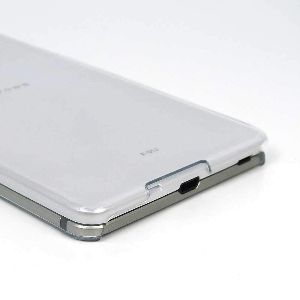 富士通 - ★simロック解除済み　F-01J パールホワイト ケース&amp;新品ガラスフィルム★ ☆simロック解除済み F-01J パールホワイト ケース&新品ガラス