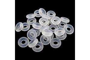 GBSTORE Spacer Beads Donut Insert Spacers, Compatible with Charm Bracelets, 2mm by 6mm, 100 Pieces