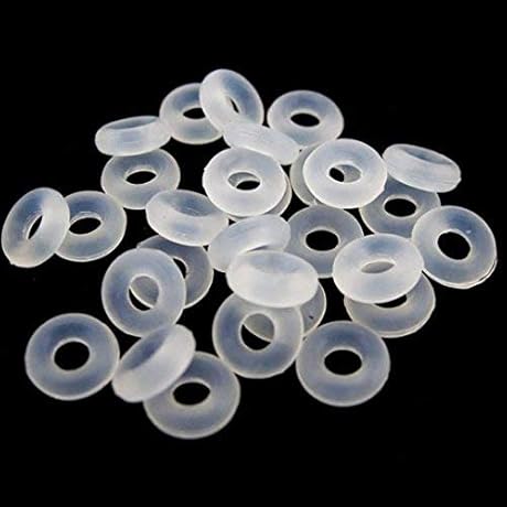 GBSTORE Spacer Beads Donut Insert Spacers, Compatible with Charm Bracelets, 2mm by 6mm, 100 Pieces
