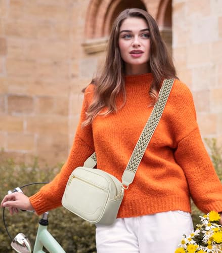 Crossbody Bags for Women,Vegan Leather Purses,Small Shoulder Handbags with Wide Adjustable Strap2