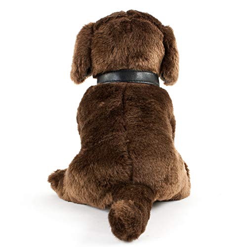 Teddys Rothenburg Kuscheltier Labrador mit Leine 30cm mit Schwanz Plüschhund Stoffhund