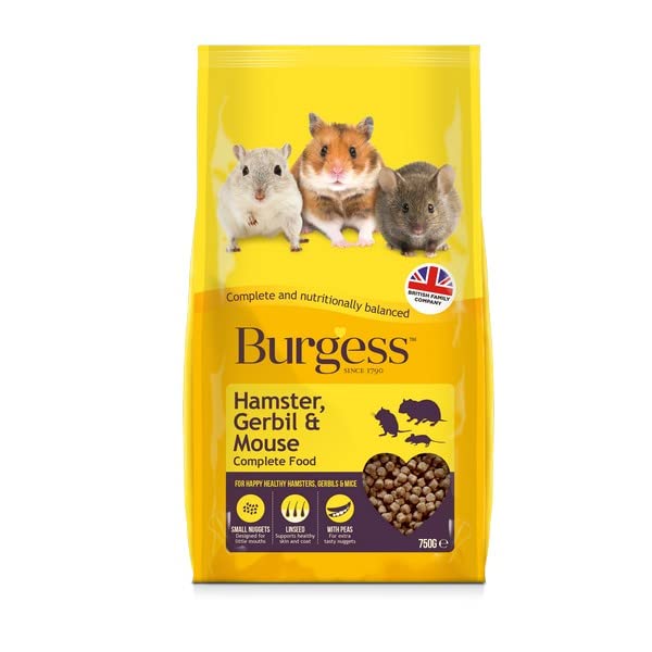 Burgess Hamster, Gerbil And Mouse Complete Food 750g