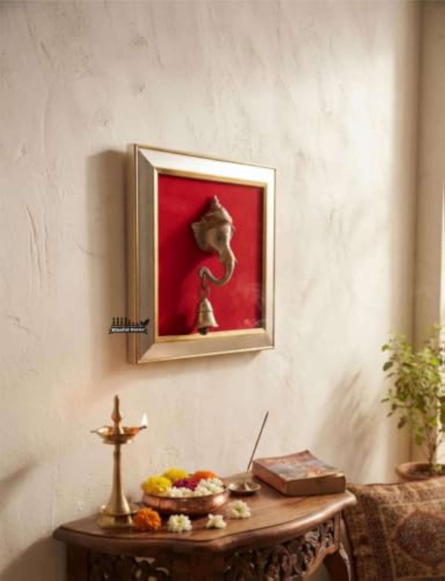 Decorative Brass Lord Ganesha Wall Hanging Art