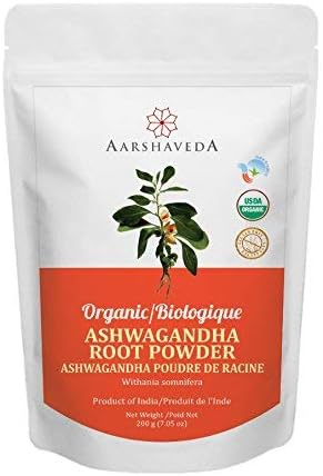 - Organic Ashwagandha Root Powder 200g โ Certified Organic Vegan Gluten-Free | Stress Relief, Bone & Muscle Strength, Natural Energy Booster | Ayurvedic Herbal Supplement