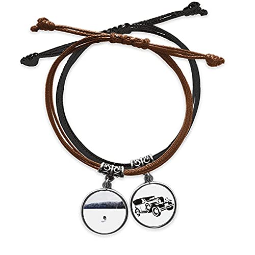 Bracelet photo chien en cuir tressé pour garder votre animal de compagnie près du cœur
