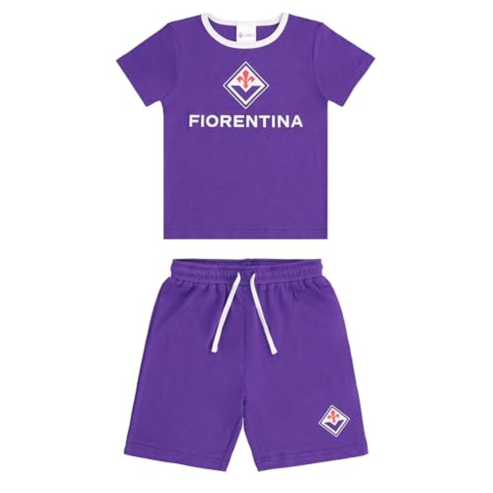 ACF Fiorentina set tshirt e pantaloncini kid