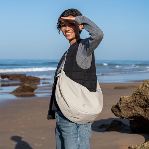 Image of GOT BAG Moon Bag Large | Crescent Crossbody Bag for Women | Water-Resistant Stylish Shoulder Purse with Adjustable Strap (soft shell)