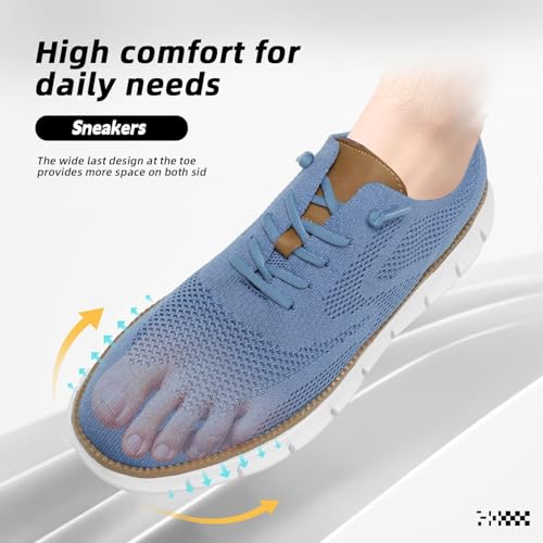 Image of Men's Oxfords Business Shoes Fashion Mesh Casual Dress Walking Sneakers Comfortable Lightweight Soft Sole