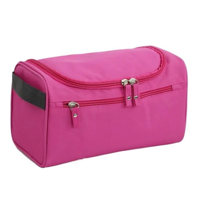 Borsa da Toilette Multifunzione, Borsa cosmetica da Viaggio in Nylon per Uomo e Donna, Organizer per Articoli da Toilette Impermeabile, Astuccio per Il Trucco
