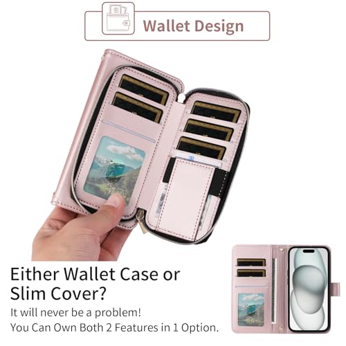 Protégez votre iPhone 15 Plus et rangez 9 cartes grâce à cet étui portefeuille