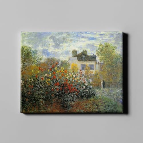 Toile Claude Monet Le Jardin de l'Artiste à Argenteuil Spiffing Prints Extra Large