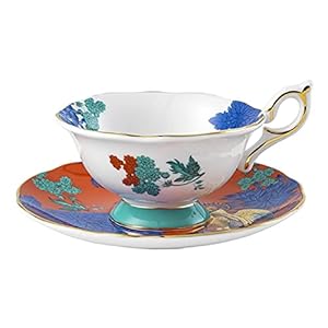 Wedgwood Wonderlust Golden Parrot Teacup & Saucer