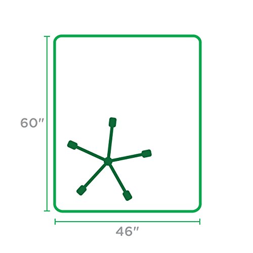 Dimex C532003J 46"X 60 Inch Clear Rectangle Office Chair Mat For Low And Medium Pile Carpet thumb #3