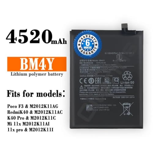 Image of Original BM4Y Battery for Xiaomi Poco F3 / K40 / K40 Pro Battery with 6 Month Warranty**** (AA246)