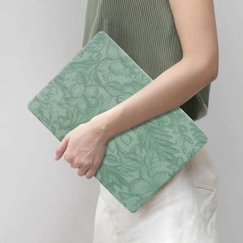 Funda MacBook Air 13 M1 carcasa rígida de plástico con textura de piel y protector teclado 3