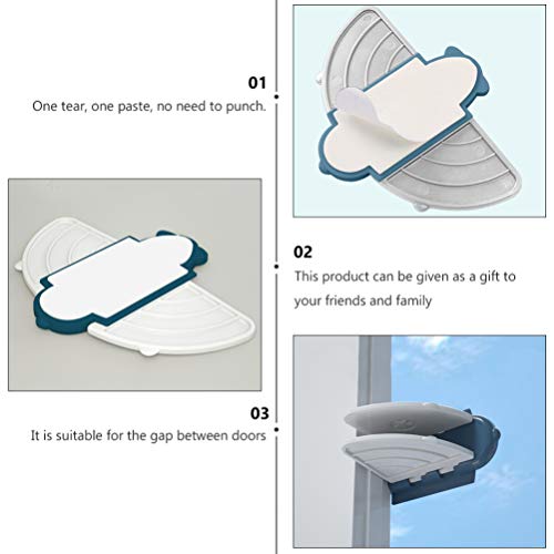 STOBOK 6Pcs CrianÃ§as Fechadura de Porta Deslizante Autoadesiva SeguranÃ§a BebÃª Guarda-Roupas Porta