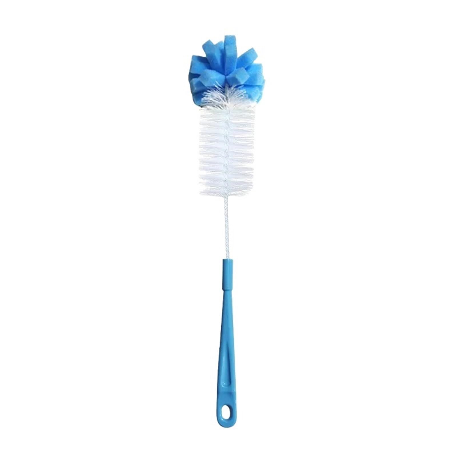 Flaschenbürste Tassenbürste mit langem Griff, Milchflasche, Teewäscher, Reinigungsschwamm, rotierendes Waschen for schmalen Hals für die Küche(Color 7)