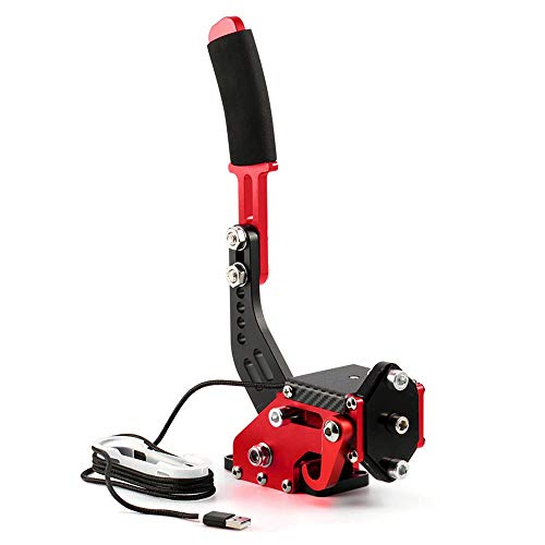 lesgos Frein à Main USB, Frein à Main PC, Contrôleur de Jeu pour Frein à Main SIM Plug and Play pour Jeux de Course à la dérive G25 G27 G29 T500 FANATECOSW Dirt Rally