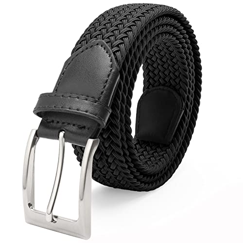FAIRWIN Men's Golf Belt, Stretch Braided Elastic Woven Casual Jeans Belts 1 3/8
