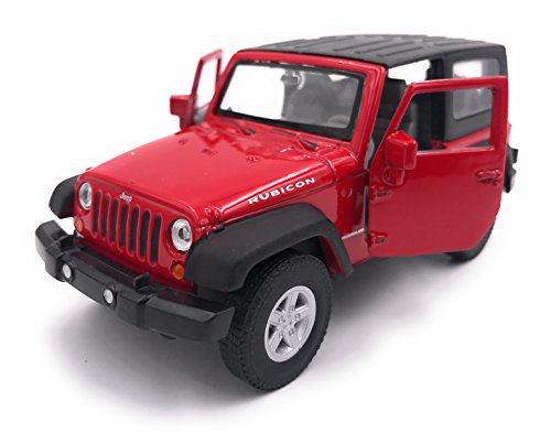 H-Customs Welly Jeep Wrangler Rubicon model car car LICENSED PRODUCT 1: 34-1: 39 red to