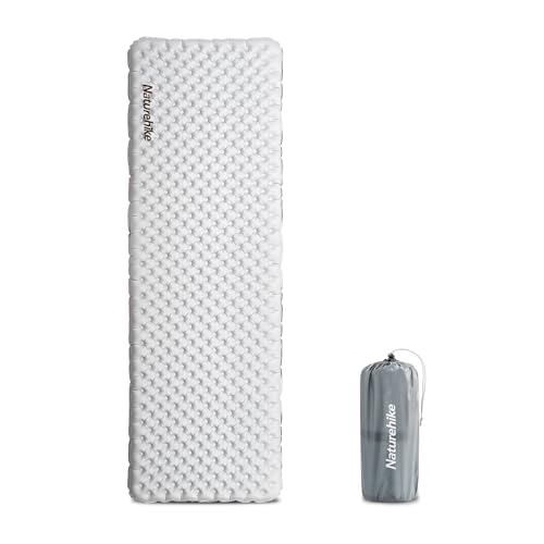 Naturehike Esterilla de camping de 8,8 R- Valor R para 4 estaciones, ultraligera, autoinflable, colchón de aire, duradero, con bolsa inflable, 12 cm extra gruesa (XL)