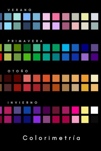 Colorimetría: cuaderno a rayas para llevar siempre contigo tu paleta de colores: libreta de armonía cromática para asesoras de imagen