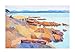 Landscape Art Greeting Cards - Set of 10 All Occasion 5x7 Note Cards with Envelopes. Blank Inside. Beautiful Watercolor Designs of Artist Henri Edmund Cross.