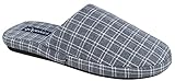  de fonseca pantofole ciabatte INVERNALI uomo mod. ROMA TOP P M01 (blu, numeric_44)