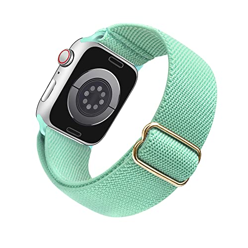Image of Arae Stretchy WatchBand Compatible for Apple Watch Band 49 /45 /44 /42 /41 /40mm /38mm Comfortable Adjustable Sport Band for iWatch Series 10 9 8 7 6 5 4 SE 3 2 1 Women Men